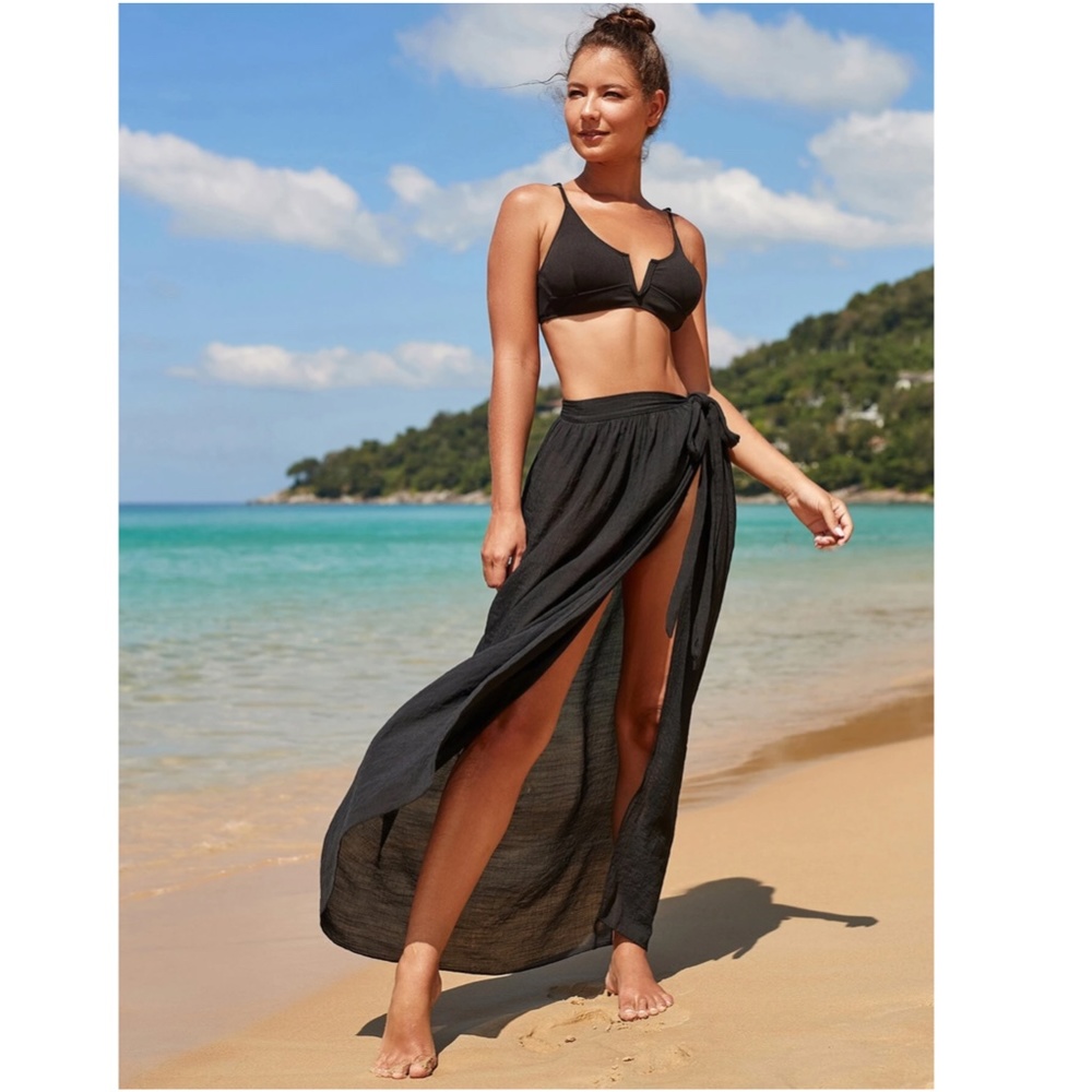 Black Sarong Skirt - Picture 5 of 13